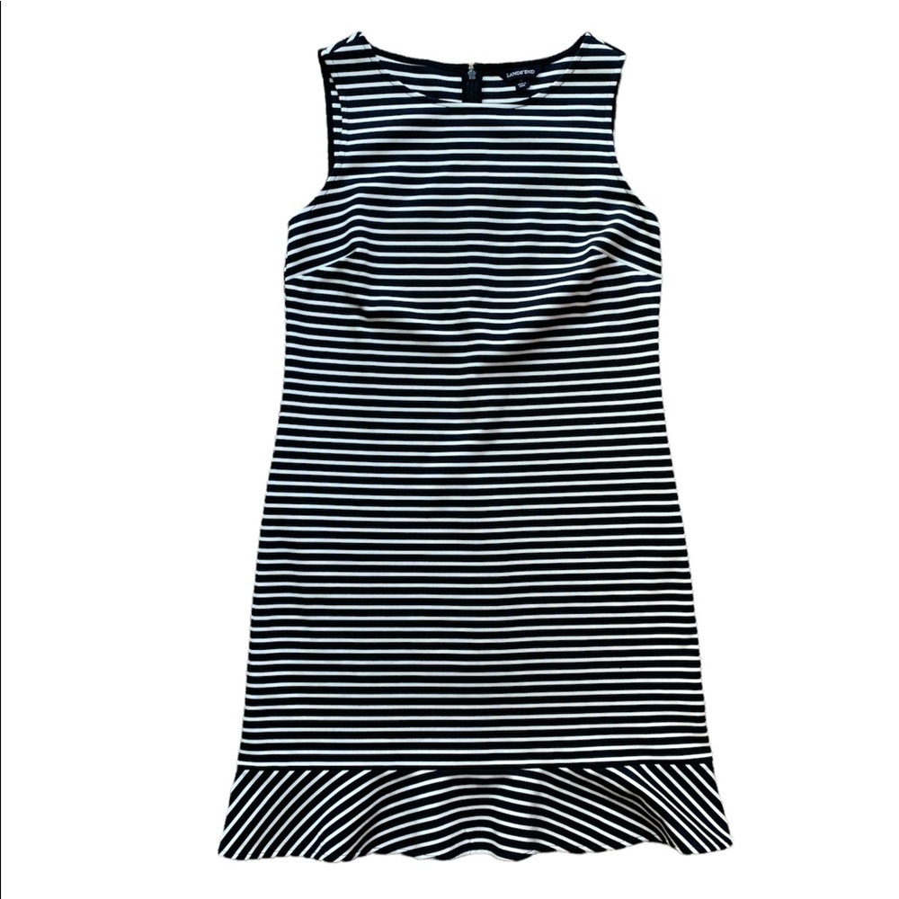 Lands End | Lands End Women's striped shift dress